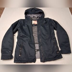 Women's Black Ski Jacket with Hood